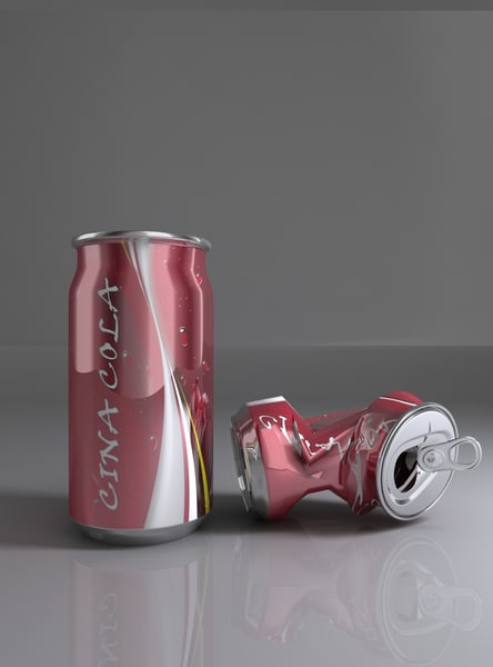 3d model cola cina - cina cola... by abumoaaz